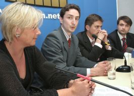 Манон ван дер Лит, Роман Бориско, Павел Шилько и Сергей Денисенко