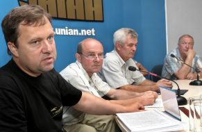 Пресс-конференция работников “Укртелефильма” в УНИАН