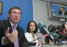 Юрий Луценко и Юлия Ершова