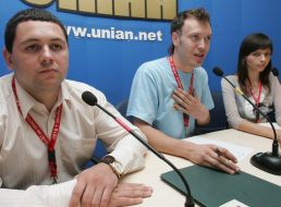 Yevgeny Baklanov, Pavel Viknyansky and Lidiya Zamaraeva