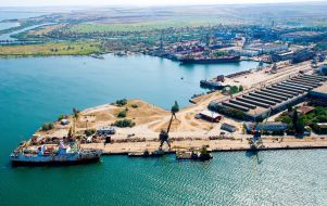 A shipbuilding factory in Kerch ”Zaliv”