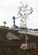Monument at the accident place