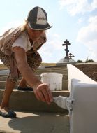 Monument at the accident place