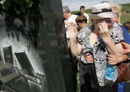 Relatives at Memorial