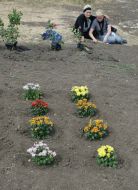 Relatives at Memorial