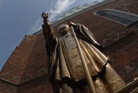 Открытие памятника Папе Иоанну Павлу II в Дрогобыче