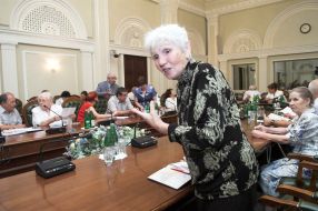 Meeting of Aleksandr Moroz with the chapters of regional organizations “Children of war”