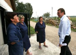 Визит Юрия Луценко на агрофирму