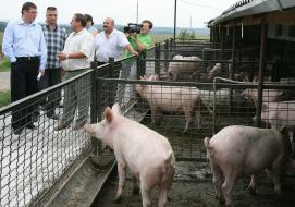 Визит Юрия Луценко на агрофирму