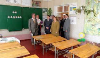 Visit of Yushchenko to the Chernigov region