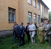 Visit of Yushchenko to the Chernigov region