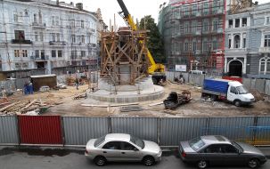 The monument to Katerina II in Odessa
