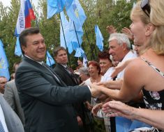 Виктор Янукович в Крыму