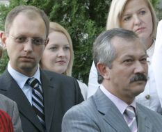 Viktor Pinzenyk and Arseny Yatsenyuk