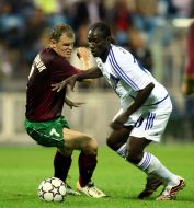 Ismael Bangura and Andrey Berezovchuk