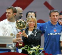 Andrey Shevchenko, Andrey Medvedev, Katerina Yushchenko and Sergey Bubka