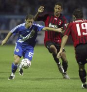 Soccer. FC ”Dinamo” vs FC ”Milan”