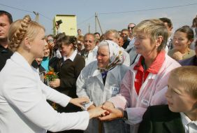 Визит Юлии Тимошенко на Хмельнитчину