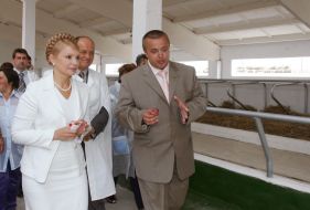 Открытие евромолочного комплекса в с. Большая Медведивка