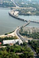The Dnieper hydroelectric power station of V. I. Lenin