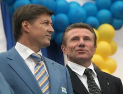 Viktor Korzh and  Sergey Bubka