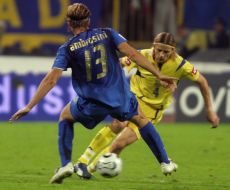Anatoliy Timoschuk and Massimo Ambrosini