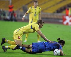 Andrey Shevchenko and Mauro Camoranesi