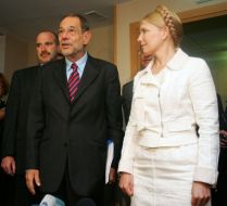 Javier Solana and Yuliya Timoshenko