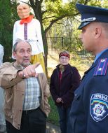 Акция протеста активистов ”Прорыва” в Керчи