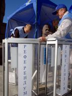 Action of Party of regions in Kharkov