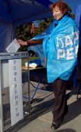 Action of Party of regions in Kharkov