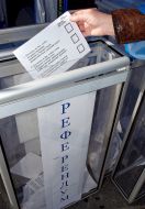 Action of Party of regions in Kharkov