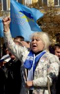 Action of Party of regions in Kharkov