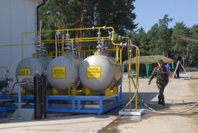 Opening of factory on processing and utilization of rocket fuel in Radekhyv