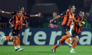 Soccer. FC ”Shakhter” vs. FC ”Celtic” (Scotland)