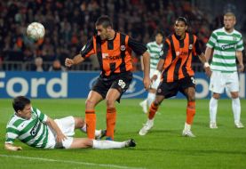 Soccer. FC ”Shakhter” vs. FC ”Celtic” (Scotland)