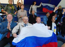 Friendly meeting on football between the theater of Russian drama and Maluy theater