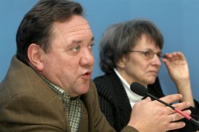 Bohdan Benyuk and Valentina Ocheretenko