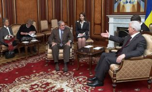 Встреча Александра Мороза с Уильямом Миллером