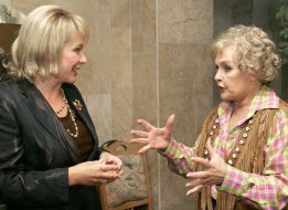 Екатерина Ющенко и Ада Роговцева