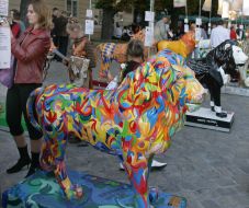 “Parade of lions” in Lvov
