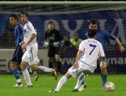 Soccer. The match of Dynamo (Kiev) - Dnepr