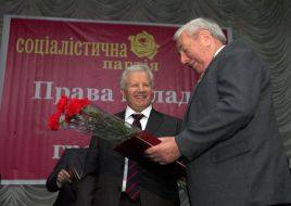 Олександр Мороз и Валентин Трубач