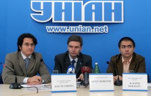 Press-conference in UNIAN. ENEMO