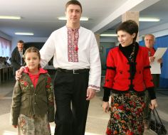 Vyacheslav Kirilenko with a family