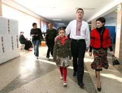Vyacheslav Kirilenko with a family