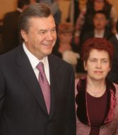 Viktor and Lyudmila Yanukovich