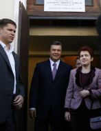 Viktor and Lyudmila Yanukovich