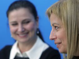 Press-conference by Inna Bogoslovskaya and Anna German in UNIAN