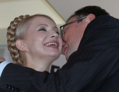 Совместная пресс-конференция Луценко и Тимошенко